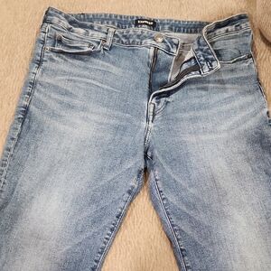 Express Men's Slim Jeans in Soft Blue